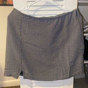 Plaid skirt
